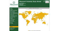 Desktop Screenshot of marywood.abroadoffice.net