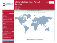 Tablet Screenshot of albright.abroadoffice.net